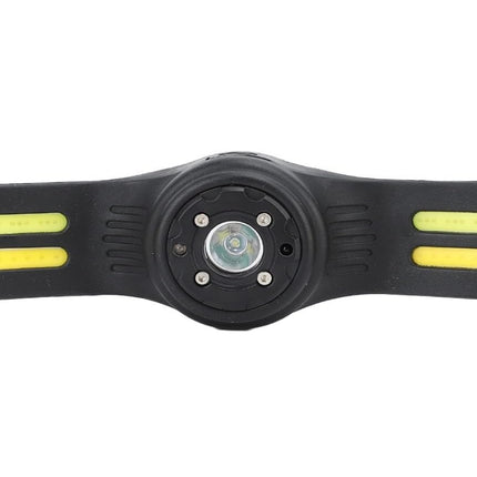 COB LED Headlight, Motion Sensor Headlight 360 Degree Rotating Safety Waterproof USB Rechargeable 6 Light Modes Silicone for Night Cycling