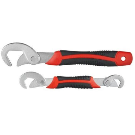 2 pcs adjustable universal wrench set, 9-32 mm, chrome vanadium steel, multi-function