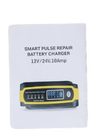 Intelligent automatic charger for car battery, multiple protection, 12V/24V, 10A