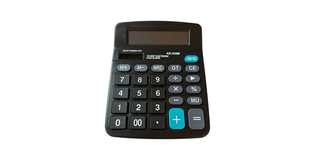 12-digit scientific calculator with AA battery, general purpose calculators for home office students, large LCD screen