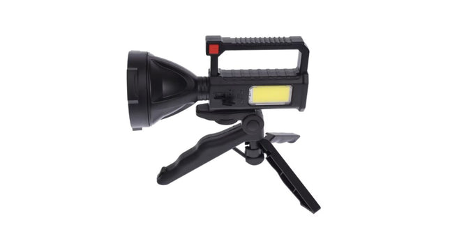 LED flashlight with stand L-832 rechargeable -USB- power - 10W