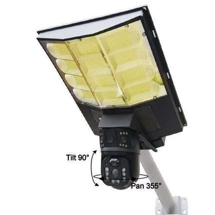 Solar Street Light PRO Wireless Outdoor Waterproof Sphere High Definition Surveillance Remote Control WiFi Camera