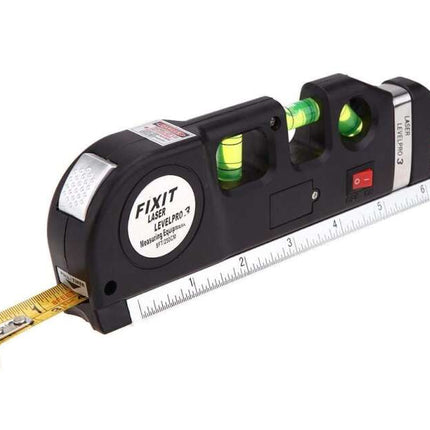 Laser Level Pro 3 Multi-Purpose Measuring Tool with 8 ft/250 cm Measuring Tape