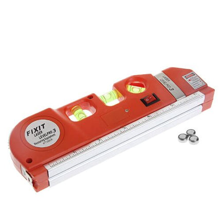 Laser Level Pro 3 Multi-Purpose Measuring Tool with 8 ft/250 cm Measuring Tape