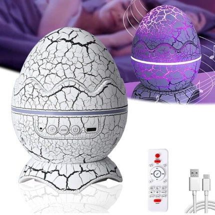 4 in 1 Star Projector with Remote Control, RGB Lighting, White Noise Sounds, Multi-Color, Dinosaur Night Lights