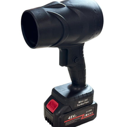 Turbo Blower, Portable Cordless Car Vacuum Dryer with 2 Batteries 48V | High Speed Handheld Car Air Dryer with Powerful Motor for Water Removal | Multi-Purpose Blower