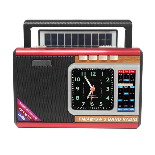 Retro Radio with Bluetooth 5.0 and LED Flashlight MD-909-S