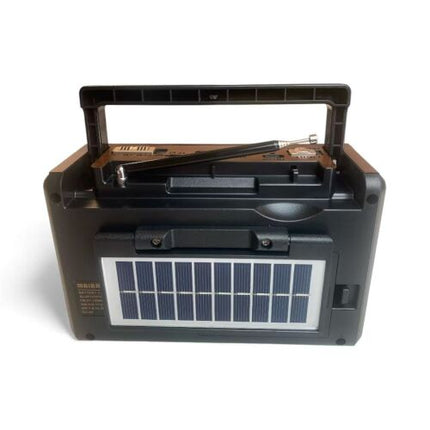 Solar powered AM/FM/SW alarm clock radio MD-919-S