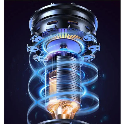 Portable Air Blower Turbo Fan, 4000mAh, 3-speed adjustable, 7.4V, 5V-2A