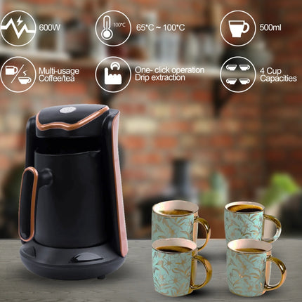 Turkish Coffee Pot 600 W 300ml ideal choice for smaller kitchens or offices