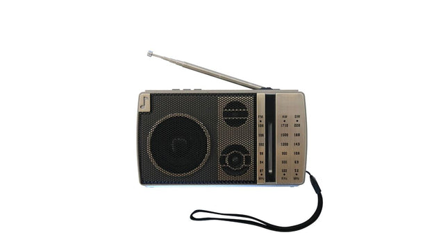Vintage Retro Fm Am SW Multi-band Solar Radio with Music Player Bluetooth Flashlight, Light Brown