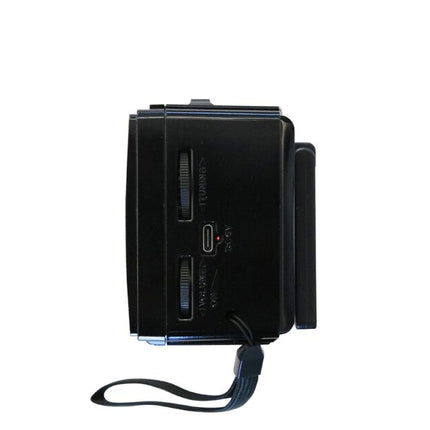 Vintage Retro Fm Am SW Multi-band Solar Radio with Music Player Bluetooth Flashlight, Light Brown