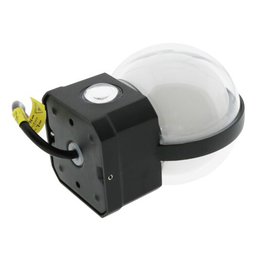 Modern decorative LED wall lamp with triple up and down fountain ball, black, 3000K, 12W, IP65, AC85-265V