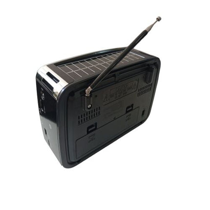 GOLON Retro Bluetooth Radio - Solar Powered, Portable