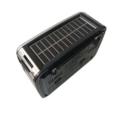 GOLON Retro Bluetooth Radio - Solar Powered, Portable