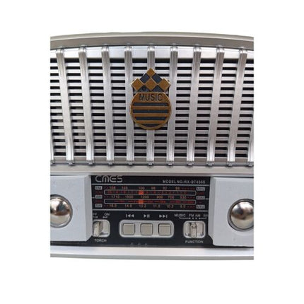GOLON Retro Bluetooth Radio - Solar Powered, Portable