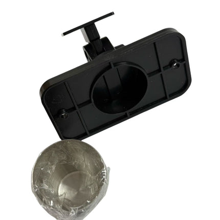 Solar LED lamp with motion sensor, 2 adjustable lamp heads