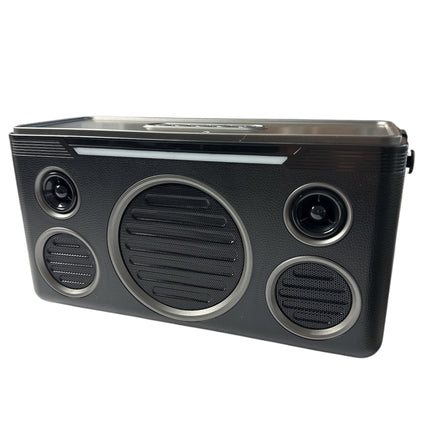Multifunctional Bluetooth speaker, 4000mAh battery, FM plus mode, Hi-def hands-free, bass effect