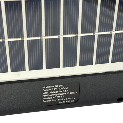 Multifunctional Bluetooth speaker, 4000mAh battery, FM plus mode, Hi-def hands-free, bass effect