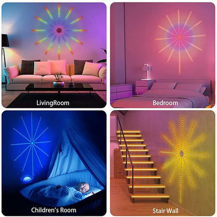 LED Fireworks Decorative Lighting RGB - Phone Control