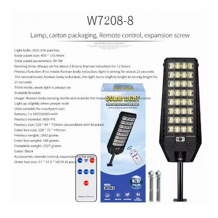 Solar street lamp W7208-8