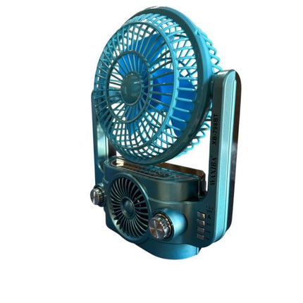 WAXIBA high quality plastic electronic fan with speakers for indoor and outdoor AM FM SW3 radio
