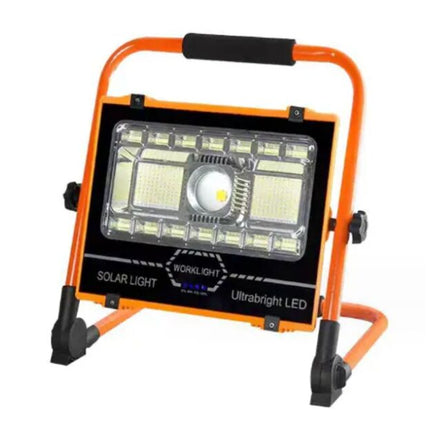 Work light (on-site), powered by 14.4 V/18 V Li-Ion battery, solar charging and USB-C, 360° rotatable, charging indicator light