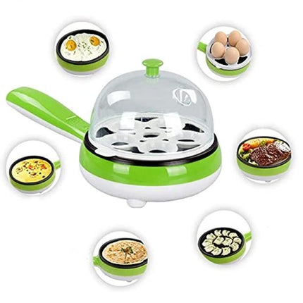 Portable, multi-function, mini electric frying pan, electric ceramic hotplate, glass pot, mini frying pan, steaming egg cooker