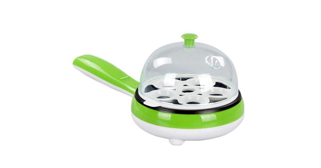 Portable, multi-function, mini electric frying pan, electric ceramic hotplate, glass pot, mini frying pan, steaming egg cooker