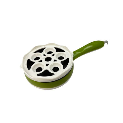 Portable, multi-function, mini electric frying pan, electric ceramic hotplate, glass pot, mini frying pan, steaming egg cooker