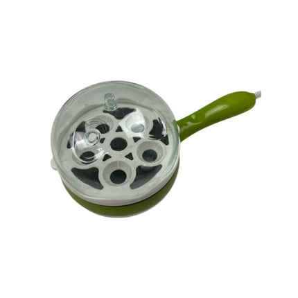 Portable, multi-function, mini electric frying pan, electric ceramic hotplate, glass pot, mini frying pan, steaming egg cooker