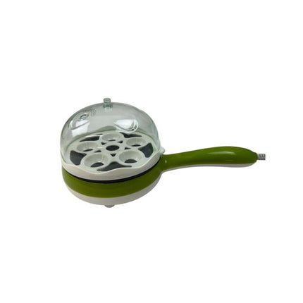 Portable, multi-function, mini electric frying pan, electric ceramic hotplate, glass pot, mini frying pan, steaming egg cooker