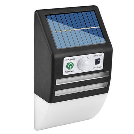 Solar wall lamp white, 3 lighting modes - YX-652