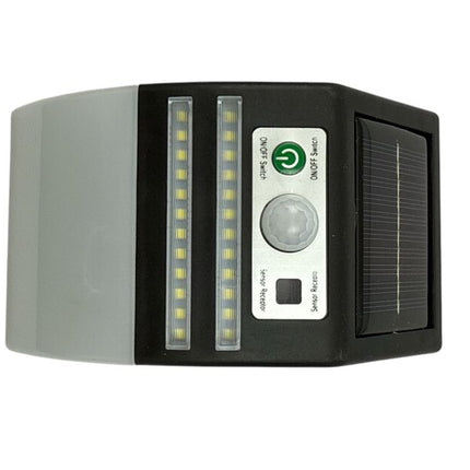 Solar wall lamp white, 3 lighting modes - YX-652