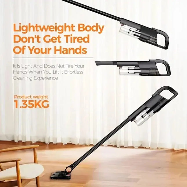 4 in 1 Cordless Vacuum Cleaner Brush, 8800 mAh Battery, 120 W, Two Wind Speeds