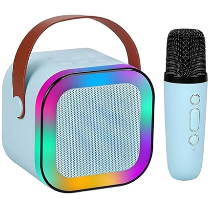 Portable speaker set with 2 microphones, wireless, Bluetooth, speaker 5 W