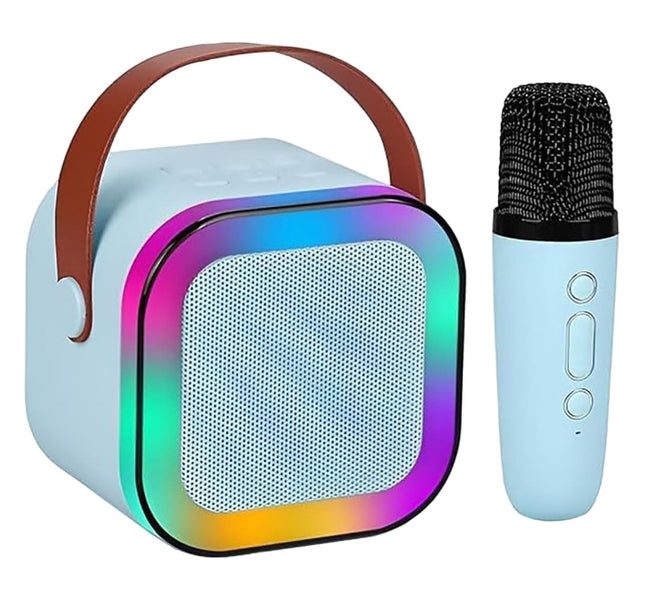 Portable speaker set with 2 microphones, wireless, Bluetooth, speaker 5 W